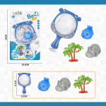 Гра для ванни 279 2 пискавки, сачок на присосці, на листі