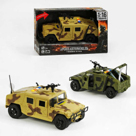 Бронеавтомобіль, “HMMWV M1114”, масштаб 1:16, звук, підсвічування, інерція, відкриваються двері та багажник