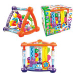 Мультибокс 45323, брязкальце, пальчиковий лабіринт, дзеркало, рахівниця, пальчикові ігри