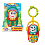 Музичний телефон 50466, ОЗВУЧ. УКР. МОВ., підсвічування, озвучені репліки, цифри, 4 пісні, 4 казки