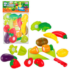 Продукти на липучках “Що є на кухні?” 65267, 12 елементів, у пакеті