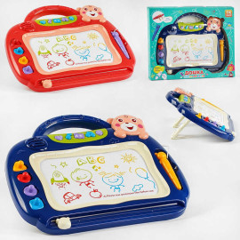 Дошка для малювання музична 71899, ОЗВУЧ. УКР. МОВ., абетка, пісні, цифри, фігури, печатки, кольорова поверхня