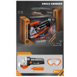 Набір інструментів 778-3 кутова шліф машинка, звук, окуляри, на батарейках, в коробці