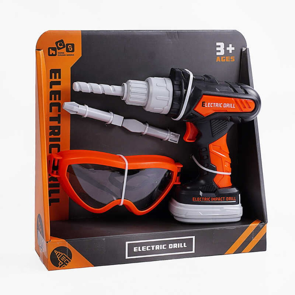 Інструмент 778-50 “Електричний дриль”, 3 насадки, на батарейках, в коробці