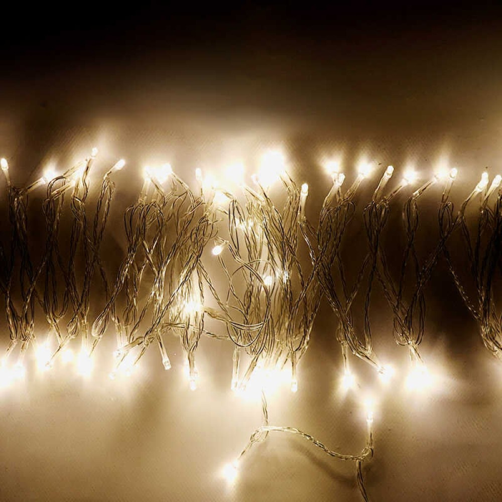 Гірлянда C 61479-60 Y 10.3 метри, жовте світло, від USB та батарейок, 1 режим