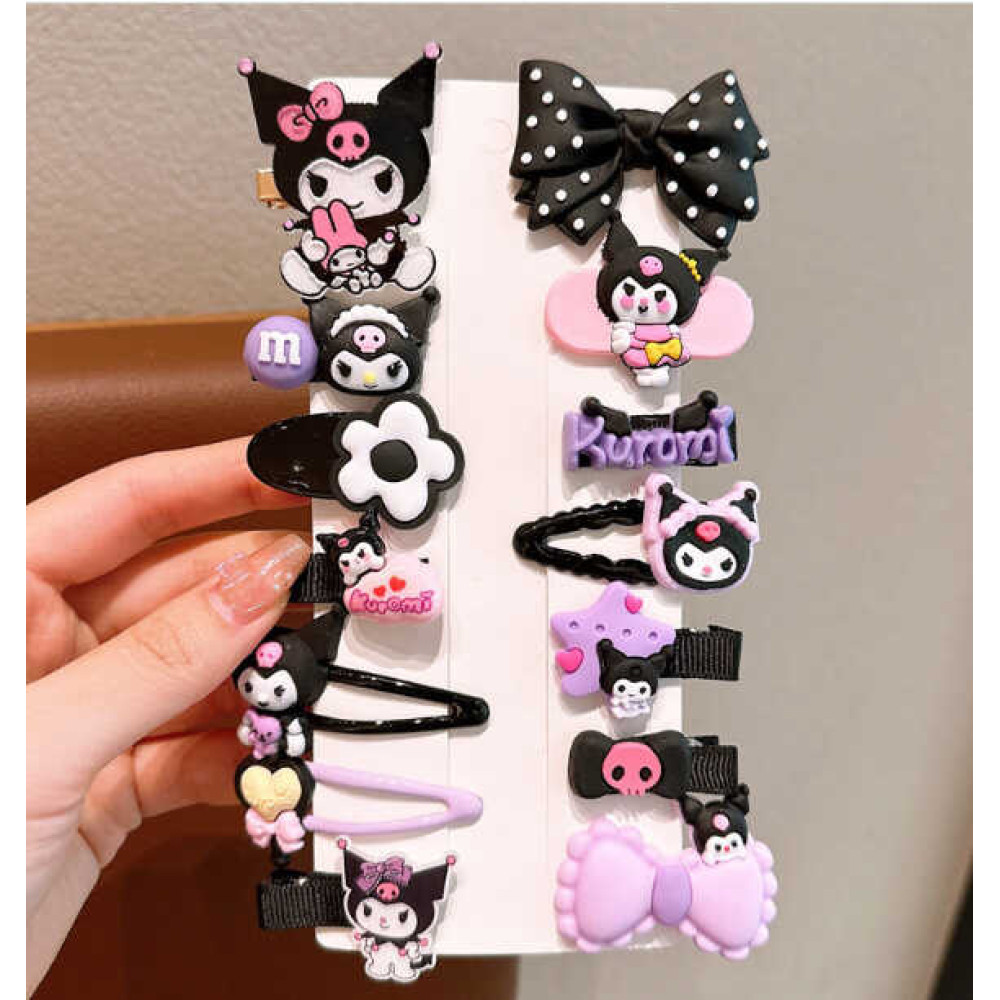 Набір шпильок для волосся C 71043 герой, 14 штук на листі