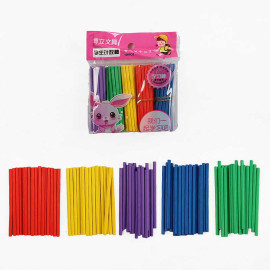 Палички для лічби C 73209 100 штук, дерев’яні, 5 кольорів