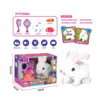 Улюбленець LK 003 A кролик стрибає, рухає вухами та носом, відтворює характерний звук, аксесуари