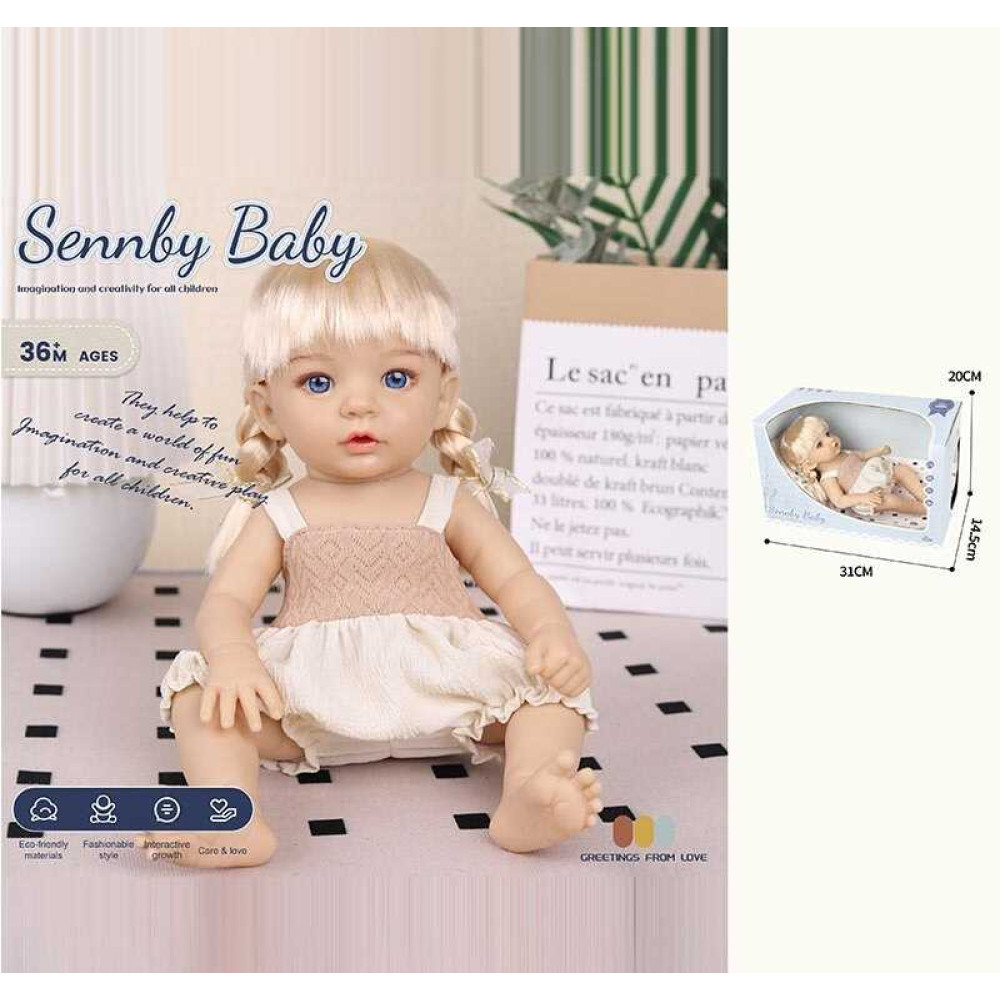 Лялька SNB 222 O висота: 31 см, знімний одяг, рухливі кінцівки