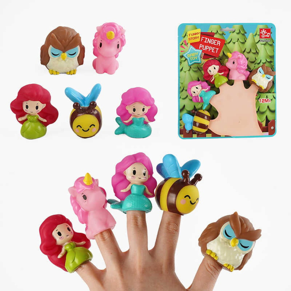 Пальчиковий театр SQ 22001-2 5 фігурок, на листі