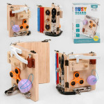 Бізіборд дерев'яний С 49415 логічний, в коробці