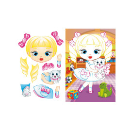 АП_укр Аплікації для малят. Євгенія (дівчинка з котиком)/50