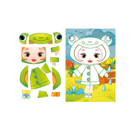 АП_укр Аплікації для малят. Євгенія (дівчинка з котиком)/50