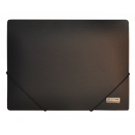 /Папка пласт. А4 на гумках, JOBMAX, чорний