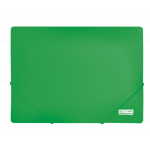 /Папка пласт. А4 на гумках, JOBMAX, зелений
