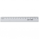 Лінійка алюмінієва 15см, колір: срібло