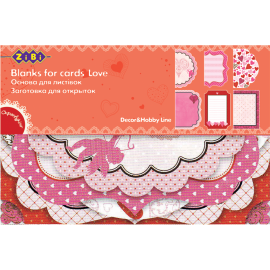 Основа для листівок "Love" 10.2*15.3см