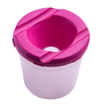 Стакан -непроливайка, рожевий