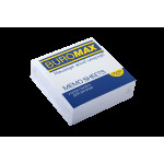 Блок білого паперу для нотаток JOBMAX 90х90х30мм., не скл.