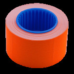 Цінник 26*16мм (375шт, 6м), прямокутний, зовнішня намотка, помаранчевий