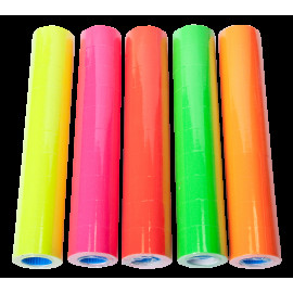 Цінник 26*16мм (375шт, 6м), прямокутний, зовнішня намотка, помаранчевий