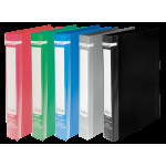 Папка пласт. з 2-ма кільцями, А4 (25мм), JOBMAX, асорті