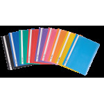 Швидкозшивач пласт. А4, PP, асорті