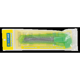 Ніж канц. 18мм, прозор.пласт.корпус, мех фіксатор леза, JOBMAX