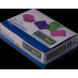 Чинка, 2 отв. пластиковий корпус, з контейнером