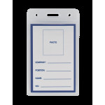 Ідентифікатор вертикальний, 65х109мм, PVC