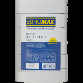Клейка стрічка двохстороння 24мм х 10м /6шт.