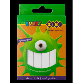 Крейда біла квадратна 12 шт., картонна коробка, SMART Line