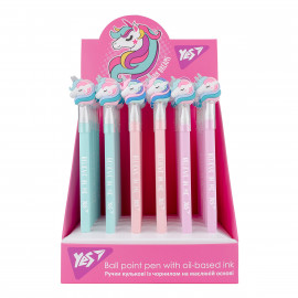 Ручка масляна YES «Unicorn dreams»  0,7 мм, синя Ручка масляна YES «Unicorn dreams»  0,7 мм, синя