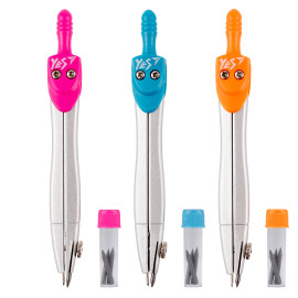 Циркуль YES у прозорому чохлі із запасними грифелями