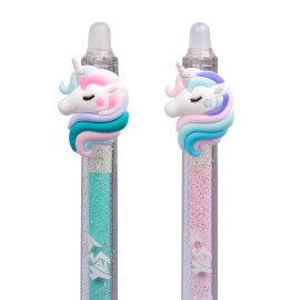 Ручка гелева YES  пиши-стирай «Unicorn dreams» автоматична,  0,5 мм, синя Ручка гелева YES  пиши-стирай «Unicorn dreams» автоматична,  0,5 мм, синя