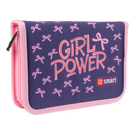 Пенал твердий Smart одинарний без клапана HP-02 Girl Power