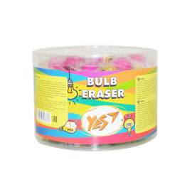 Ластик фігурний "YES"  "Bulb", 2 кол./уп.