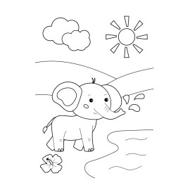 Розмальовка А4 1Вересня “Милі друзі“, 12 стор.