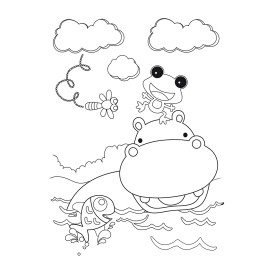 Розмальовка А4 1Вересня “Милі друзі“, 12 стор.