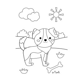 Розмальовка А4 1Вересня “Милі друзі“, 12 стор.