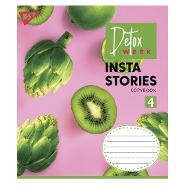 А5/60 лін. YES Insta stories, зошит для записів