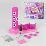 Набір для манікюру сушка для нігтів на батарейках, лак, блискітки