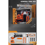 Набір інструментів 778-15 12 елементів, автоматична болгарка, на батарейках, аксесуари, у коробці