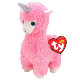 Дитяча іграшка м’яконабивна TY Beanie Babies 36282 Рожева лама 