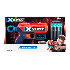 X-Shot Red Швидкострільний бластер EXCEL Kickback (8 патронів), 36184R