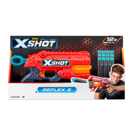 X-Shot Red Швидкострільний бластер EXCEL REFLEX 6 (16 патронів), 36433R