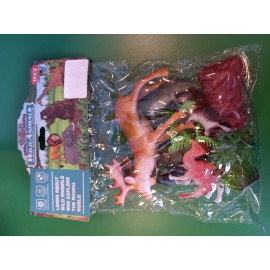 Іграшковий набір тварин арт. L14-1, 2 види, у пакеті 28*17*4 см