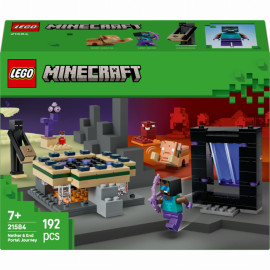 Конструктор LEGO Minecraft Подорож до Нижнього світу та Порталу до Краю