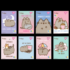 Блокнот YES А7/48 кл клей YES Pusheen