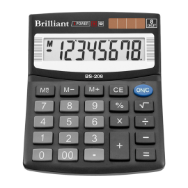 Калькулятор BS-208  8р., 2-пит